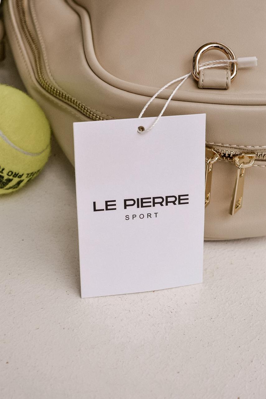 Le Pierre Sport swing tag and gold hardware detail